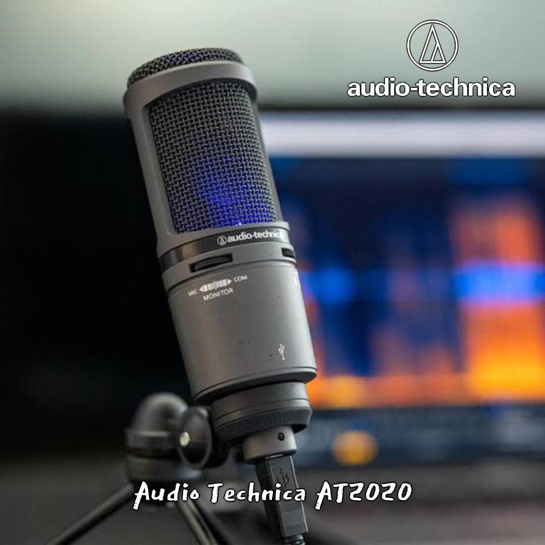 Microphone cardioïde à électret AT2020 – Abchir