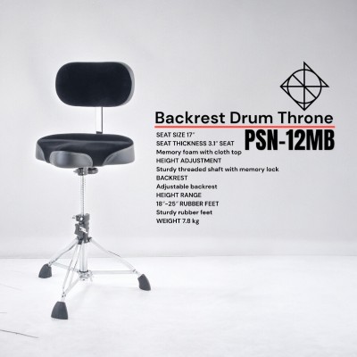 Dixon PSN-12MB Backrest Drum Throne