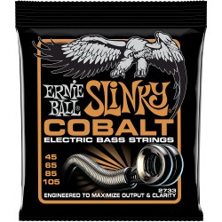 ERNIE BALL HYBRID SLINKY COBALT ELECTRIC BASS STRINGS 45-105