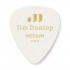 DUNLOP CELLULOID WHITE PICK MEDIUM 483-01MD