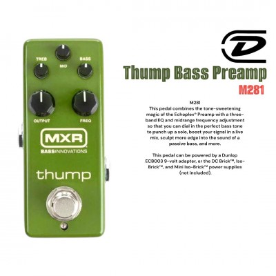 Jim Dunlop MXR M281 Thump Bass Preamp