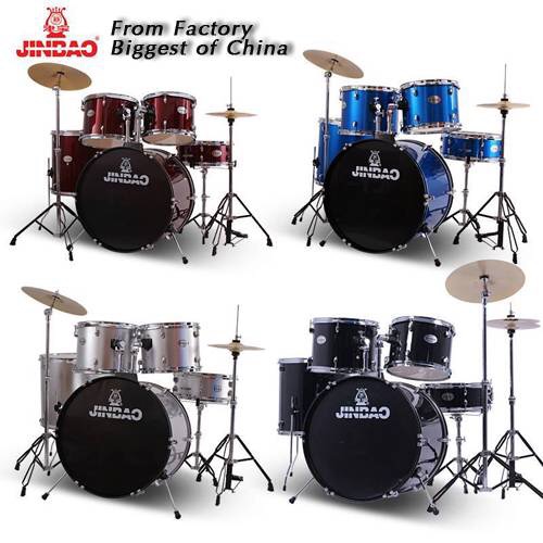 DRUM SET JINBAO JUNIOR PCS WITH THRONE AND CYMBALS