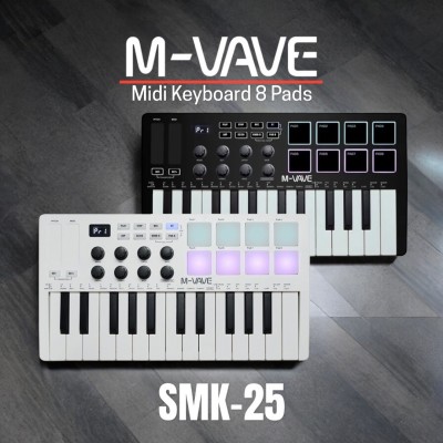 M-VAVE SMK-25 Midi Keyboard 8 Pads