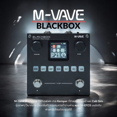 M-Vave Black Box Guitar / Bass AMP Modeler Multi Effects Processor