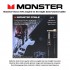 Monster Bass 21ft Angled to Straight Instrument Cable