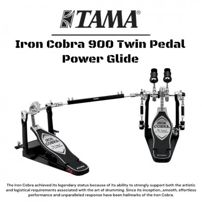 TAMA HP900PWN (New Iron Cobra Power Glide Twin Pedal)