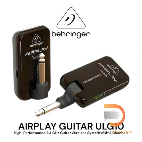 BEHRINGER Airplay Guitar ULG10 Wireless Guitar System  ไวเลสกีตาร์ 