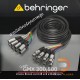 BEHRINGER GMX300, GMX500 8-Way Multicore Cable