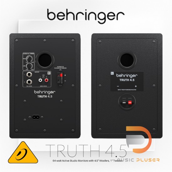 Behringer TRUTH 4.5 BT (Pair) Active Studio Monitors