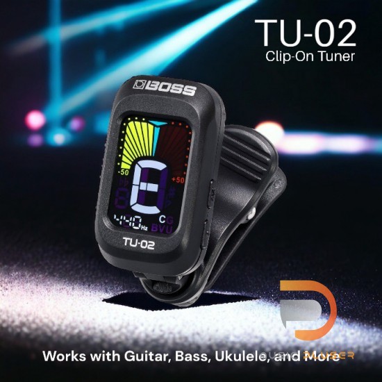 Boss TU-02 Clip-On Tuner