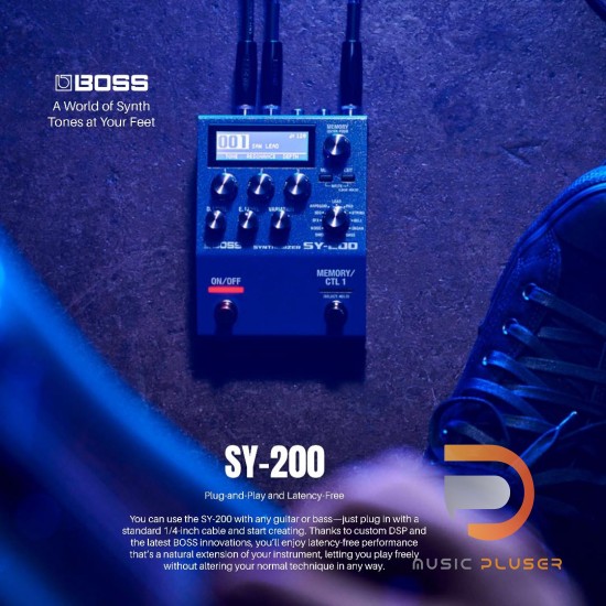 เอฟเฟ็คกีตาร์ Boss SY-200 Synthesizer