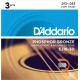 สายกีตาร์โปร่ง D’Addario EJ16-3D Phosphor Bronze Light 012-053