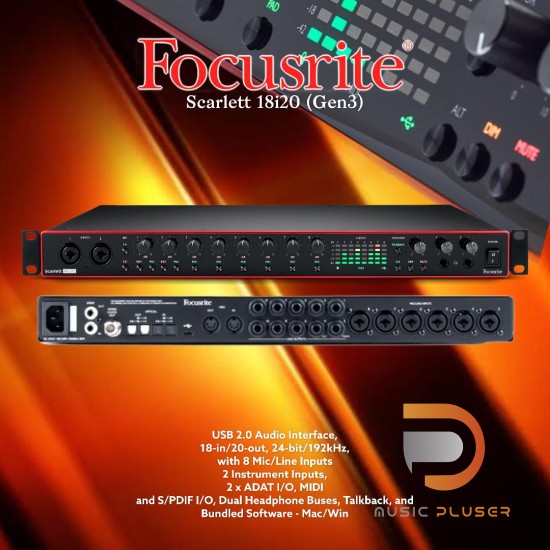 Focusrite Scarlett 18i20 (Gen3)