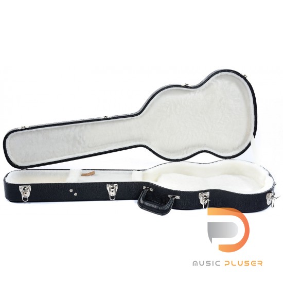 GIBSON SG HARDSHELL CASE BLACK WITH WHITE INTERIOR