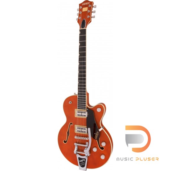 Gretsch G6659T Players Edition Broadkaster® Jr. Center Block Single-Cut with String-Thru Bigsby®, USA Full’Tron™ Pickups, Ebony Fingerboard, Roundup Orange