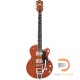 Gretsch G6659T Players Edition Broadkaster® Jr. Center Block Single-Cut with String-Thru Bigsby®, USA Full’Tron™ Pickups, Ebony Fingerboard, Roundup Orange