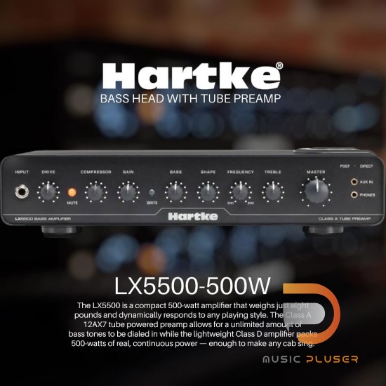 แอมป์เบส Hartke LX5500-500W Bass Head