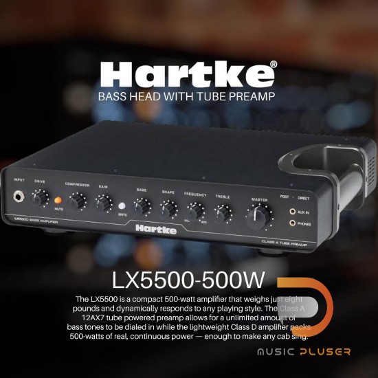 แอมป์เบส Hartke LX5500-500W Bass Head