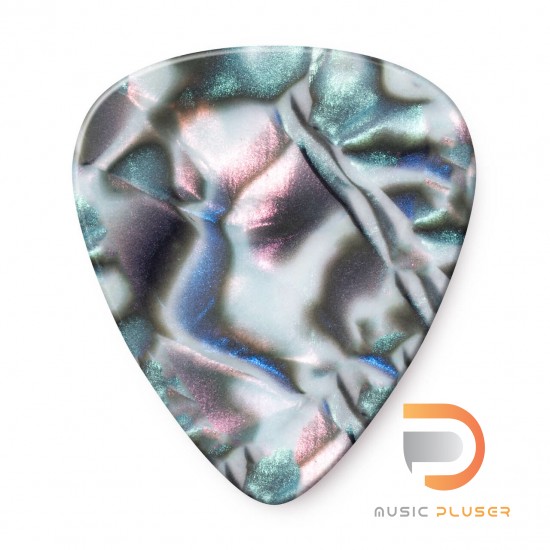 DUNLOP CELLULOID ABALONE PICK MEDIUM 483-14MD