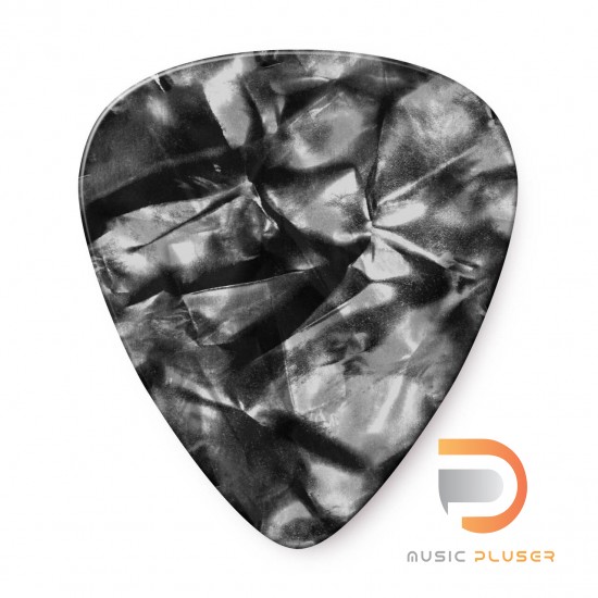 DUNLOP CELLULOID BLACK PEARLOID PICK MEDIUM 483-02MD