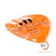 DUNLOP CELLULOID ORANGE PEARLOID PICK THIN 483-08TH