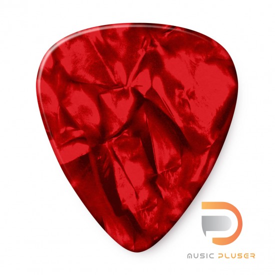 DUNLOP CELLULOID RED PEARLOID PICK HEAVY 483-09HV