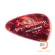 DUNLOP CELLULOID RED PEARLOID PICK MEDIUM 483-09MD