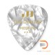 DUNLOP CELLULOID WHITE PEARLOID PICK MEDIUM 483-04MD