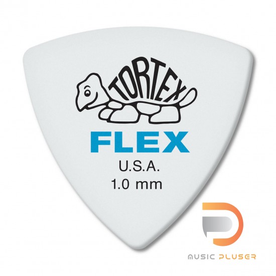 DUNLOP TORTEX® FLEX™ TRIANGLE PICK 1.0MM 456-100