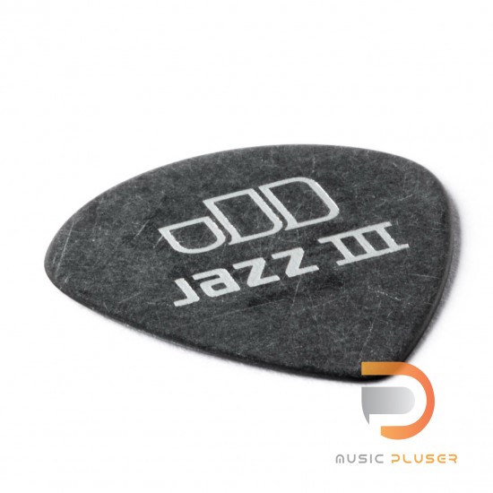 DUNLOP TORTEX® PITCH BLACK JAZZ III PICK .60MM 482-060