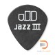 DUNLOP TORTEX® PITCH BLACK JAZZ III PICK .73MM 482-073