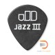 DUNLOP TORTEX® PITCH BLACK JAZZ III PICK 1.14MM 482-114