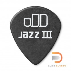 DUNLOP TORTEX® PITCH BLACK JAZZ III PICK 1.35MM 482-135