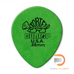 DUNLOP TORTEX® TEARDROP PICK .88MM 413-088