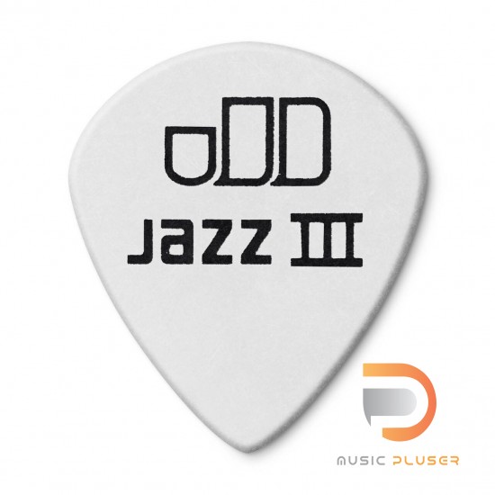 DUNLOP TORTEX® WHITE JAZZ III PICK 1.14MM 478-114