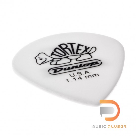 DUNLOP TORTEX® WHITE JAZZ III PICK 1.14MM 478-114