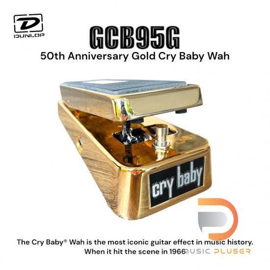 Jim Dunlop GCB95G 50th Anniversary Gold Cry Baby Wah