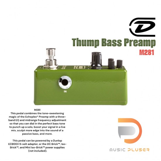 Jim Dunlop MXR M281 Thump Bass Preamp