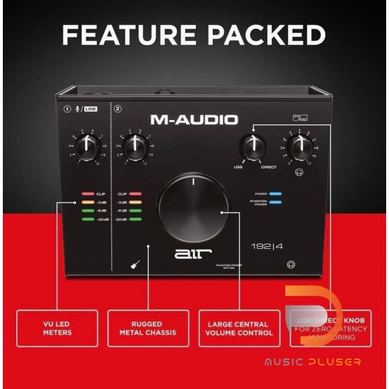 M-Audio AIR 192/4 Vocal Studio Pro ชุดอุปกรณ์อัดเสียง