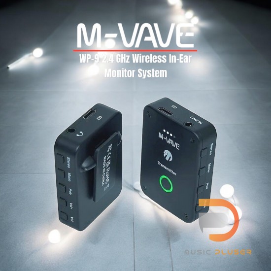 M-VAVE WP-9 2.4 GHz Wireless In-Ear Monitor System