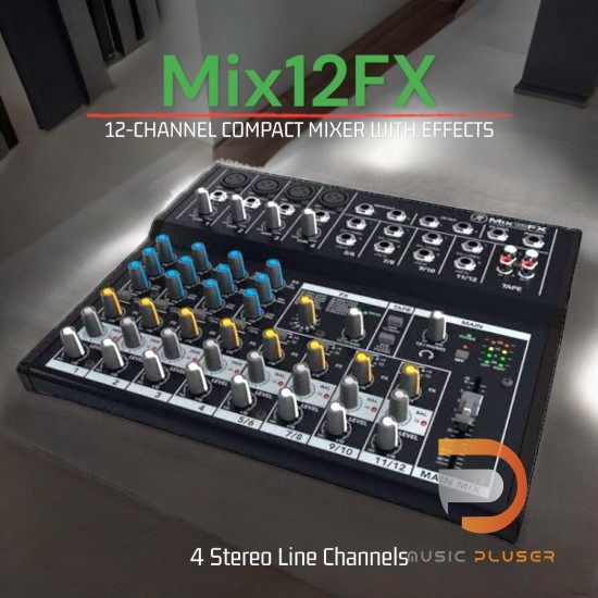 Mackie Mix12FX 12-channel Compact Mixer with Effects