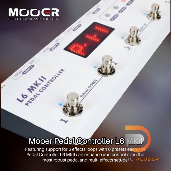 เอฟเฟคกีตาร์ Mooer Pedal Controller L6 MKII