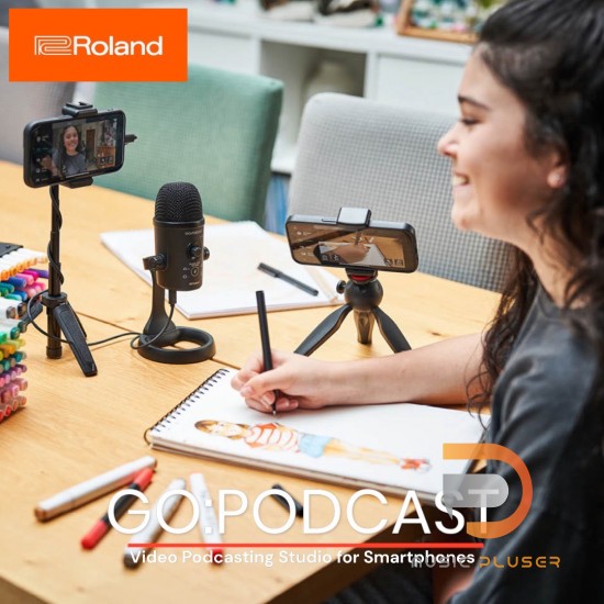 Roland Go Podcast Condenser Microphone