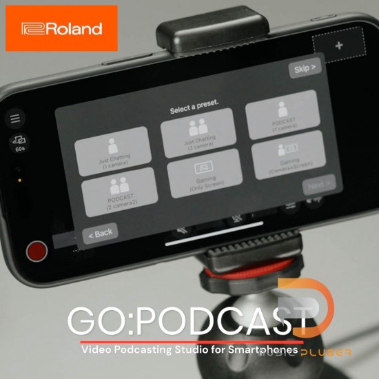 Roland Go Podcast Condenser Microphone