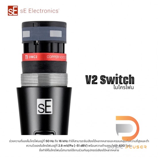 sE Electronics V2 SWITCH Dynamic Microphone