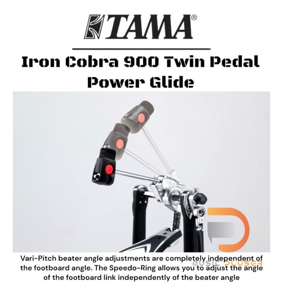 TAMA HP900PWN (New Iron Cobra Power Glide Twin Pedal)