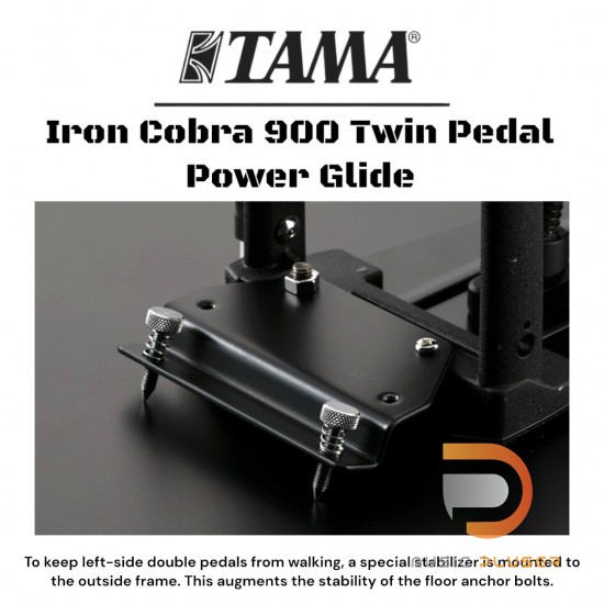 TAMA HP900PWN (New Iron Cobra Power Glide Twin Pedal)