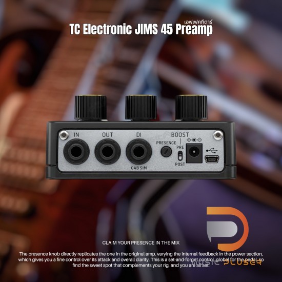 เอฟเฟคกีตาร์ TC Electronic JIMS 45 Preamp