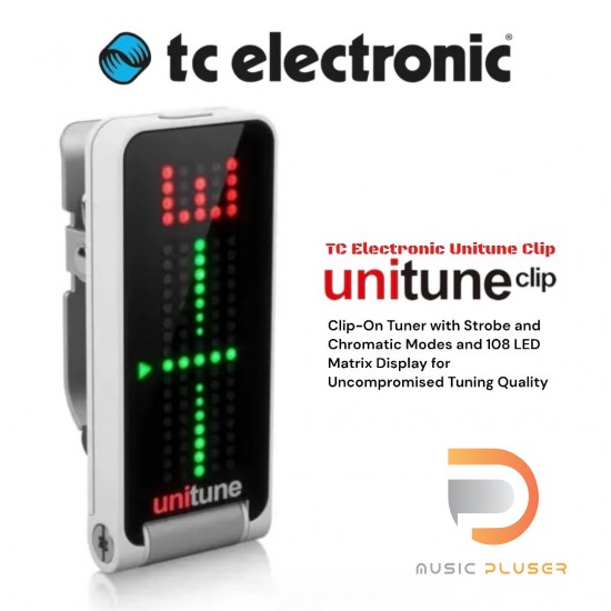 เครื่องตั้งสายกีต้าร์ จูนเนอร์ TC ELECTRONIC UNITUNE CLIP